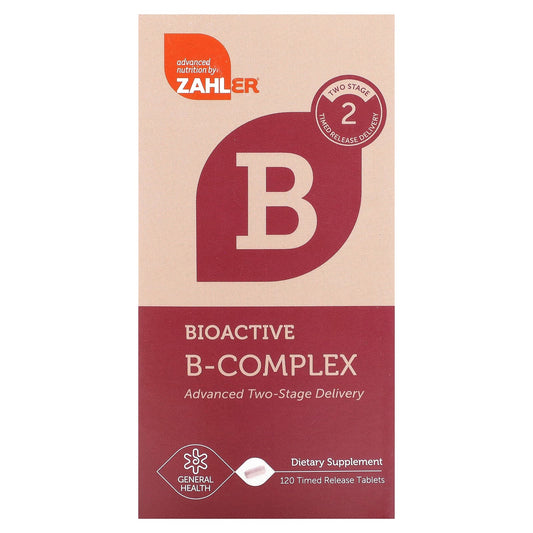 Zahler, Bioactive B-Complex, 120 Timed Release Tablets - Image 1