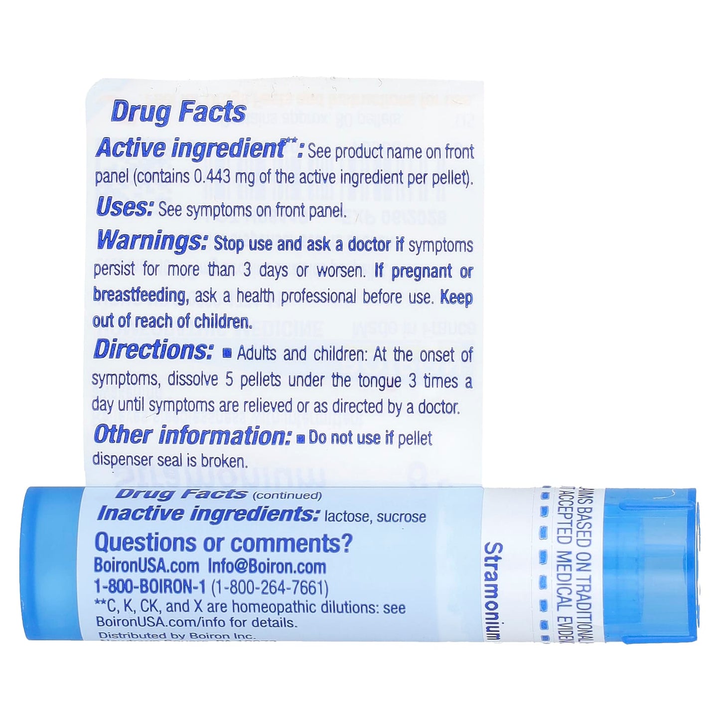 Sleep Aid with Boiron Stramonium 6C, 80 Homeopathic Pellets - Image 2