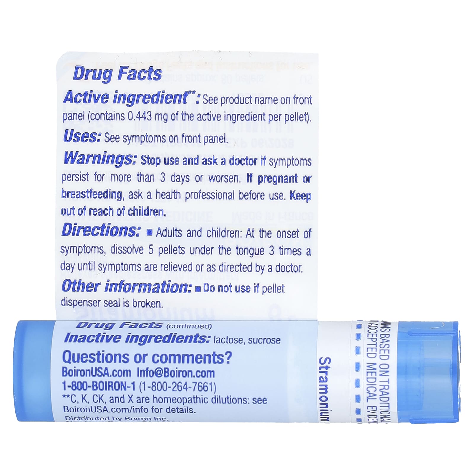Sleep Aid with Boiron Stramonium 6C, 80 Homeopathic Pellets - Image 2