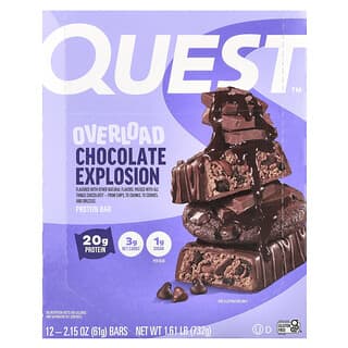 Chocolate Explosion Protein Bars by Quest Nutrition - Delicious & High-Protein S