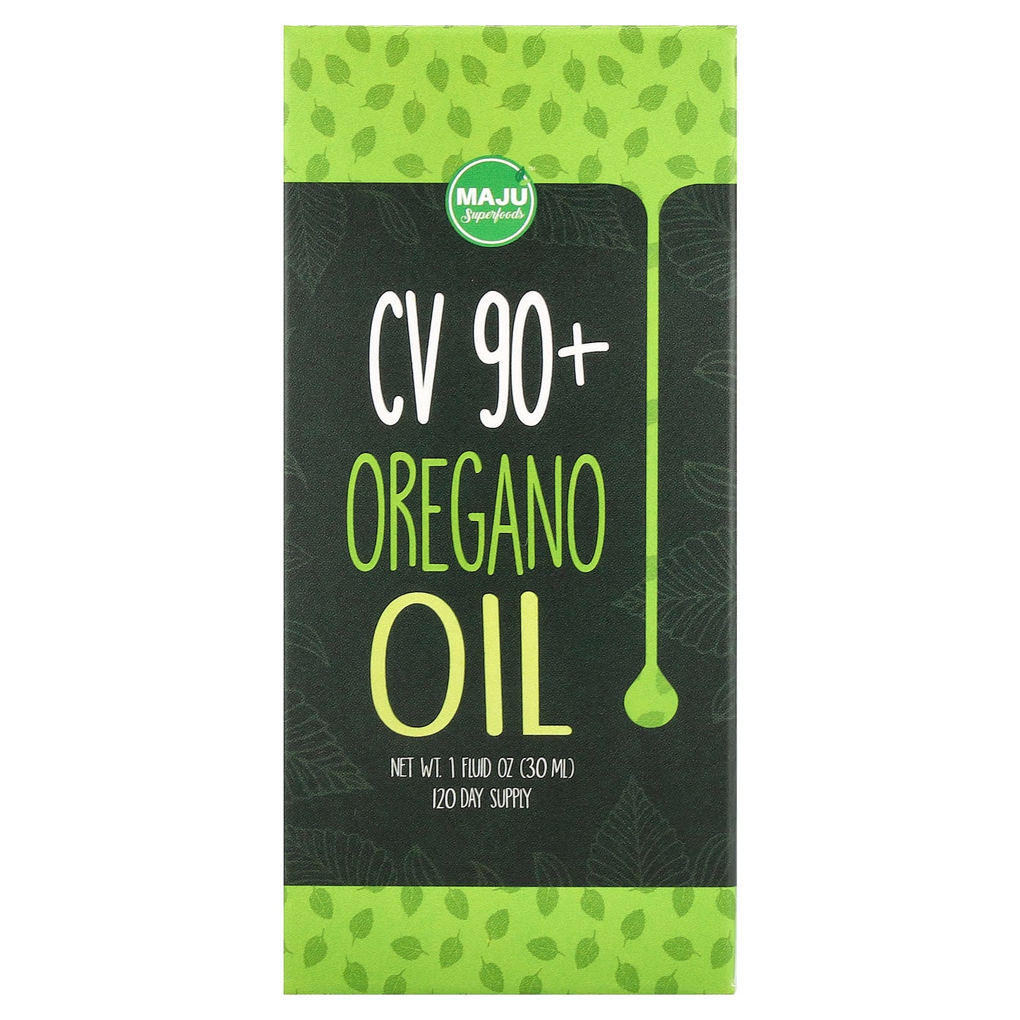 Maju Superfoods, CV 90+ Oregano Oil, 1 fl oz (30 ml) - Image 1