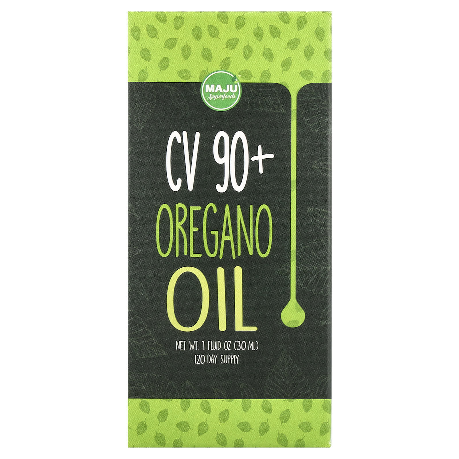 Maju Superfoods, CV 90+ Oregano Oil, 1 fl oz (30 ml) - Image 1