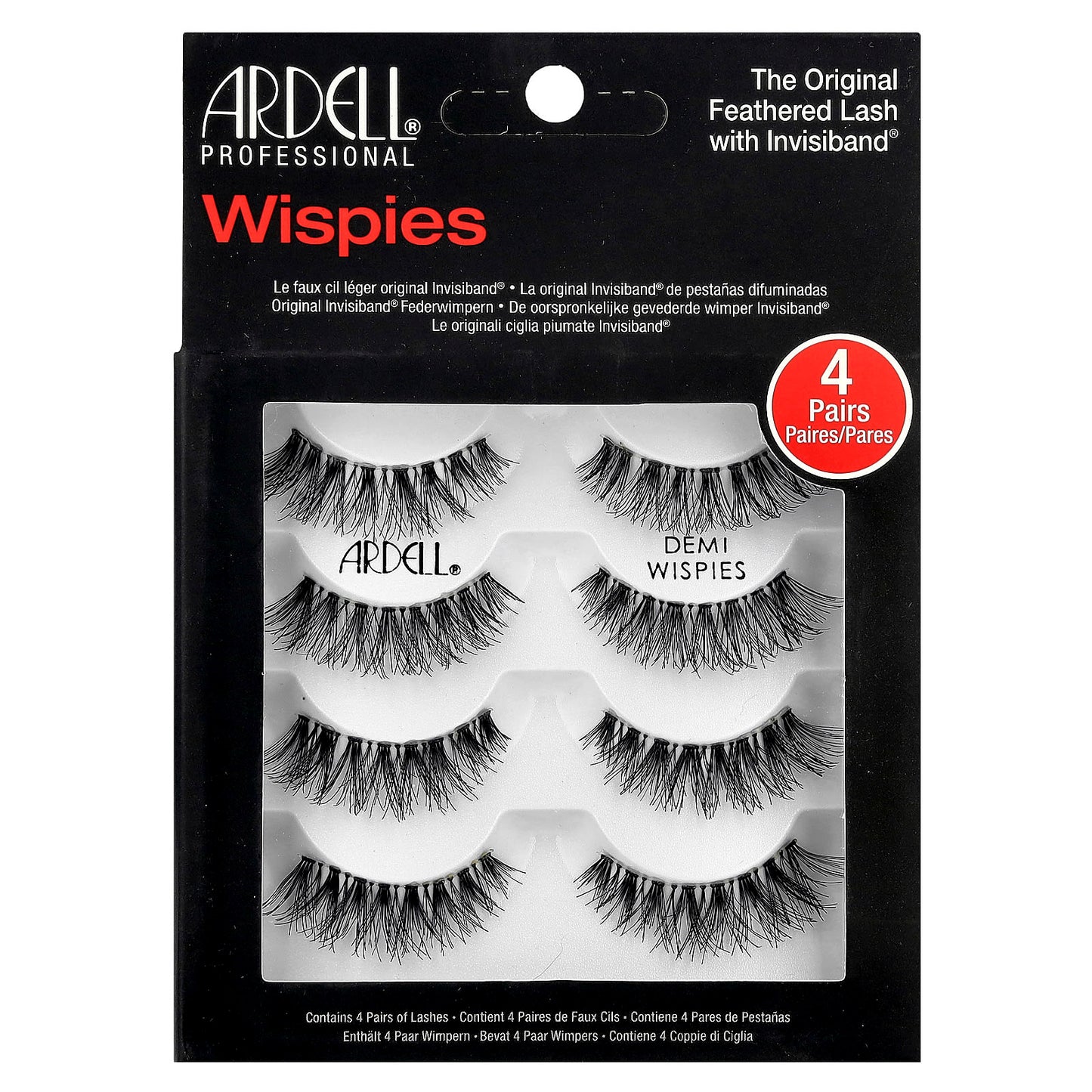 Ardell Demi Wispies Lashes - Natural, Medium Volume False Eyelashes - Image 1