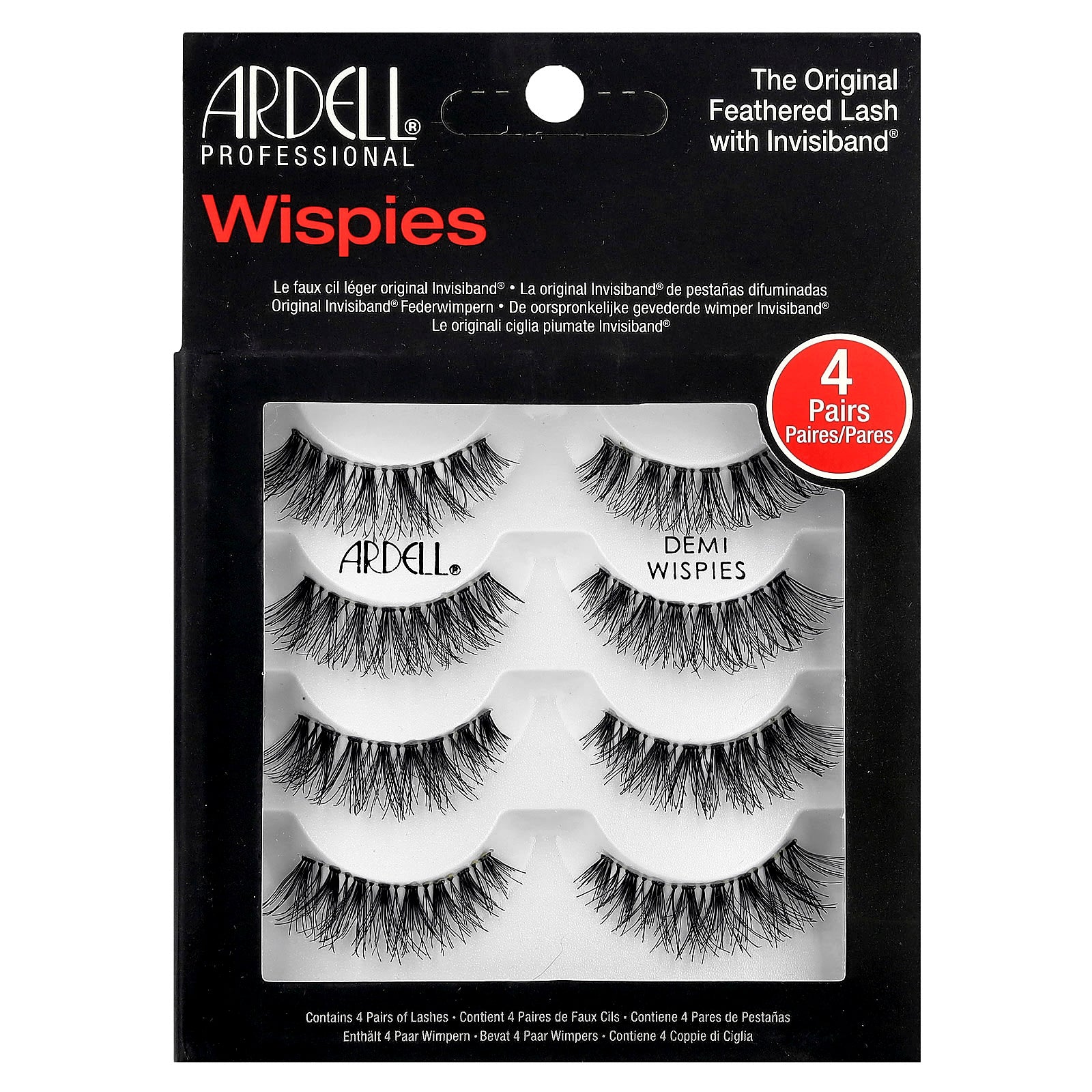 Ardell Demi Wispies Lashes - Natural, Medium Volume False Eyelashes - Image 1