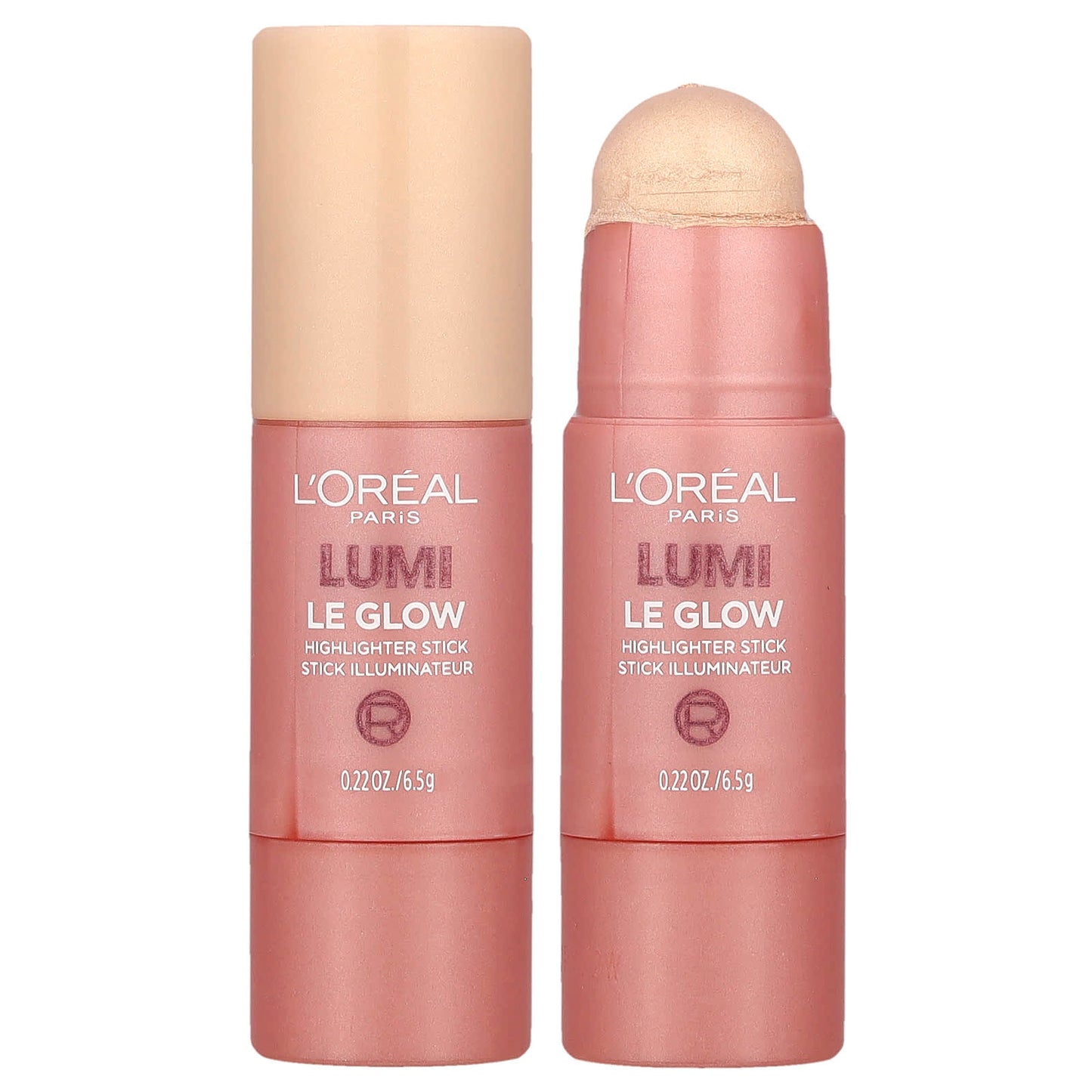 L'Oréal, Lumi, Le Glow Highlighter Stick, 630 Glowy Creme Chic, 0.22 oz (6.5 g) - Image 1