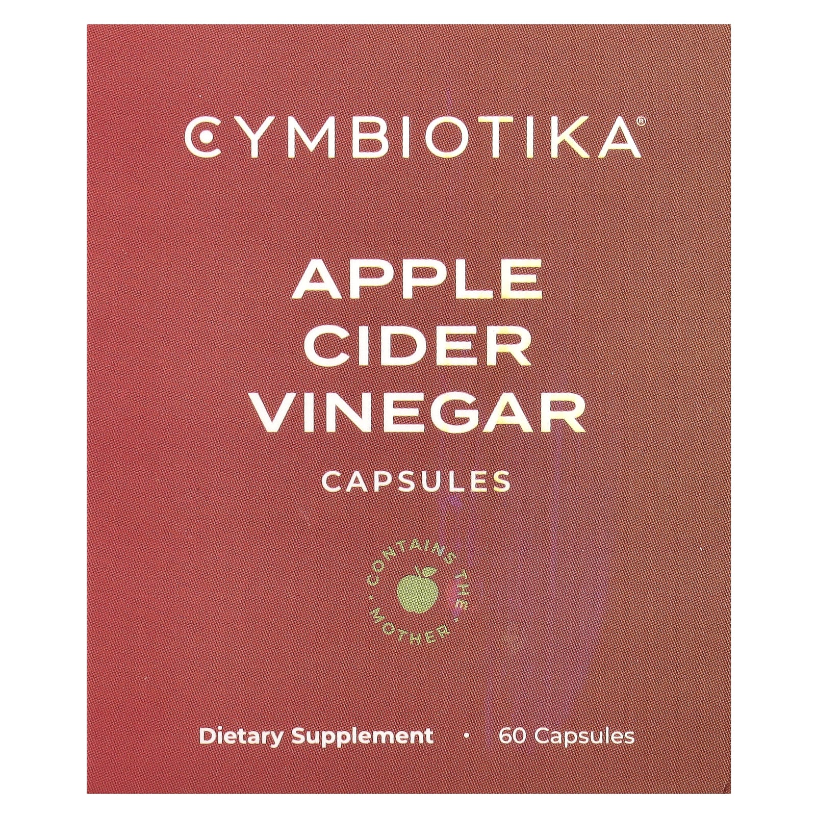 Cymbiotika Apple Cider Vinegar Supplement Capsules - Image 1