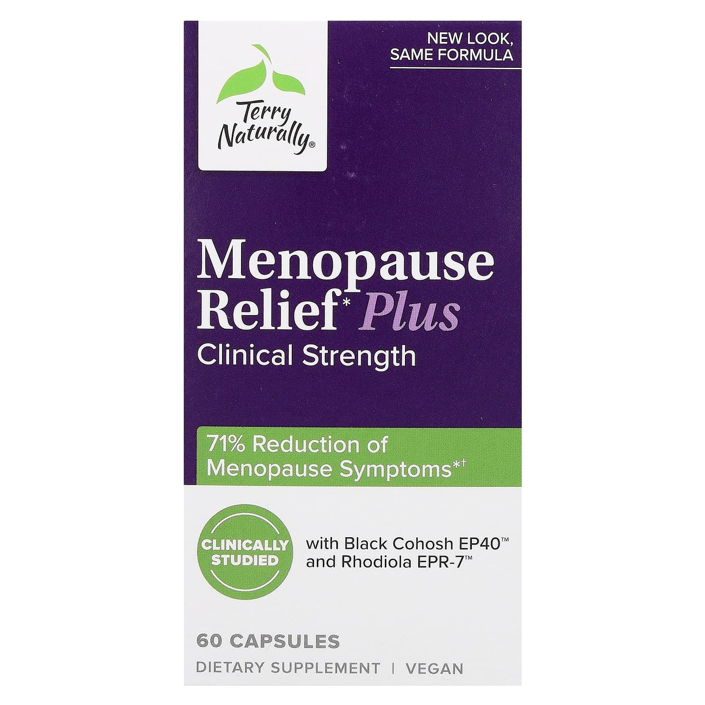 Terry Naturally, Menopause Relief Plus, 60 Capsules - Image 1