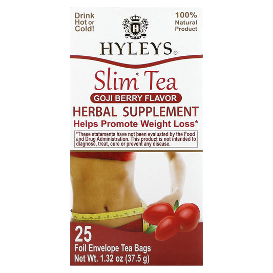 Hyleys Tea Slim Tea with Goji Berry for Weight Loss and Detox - Image 1
