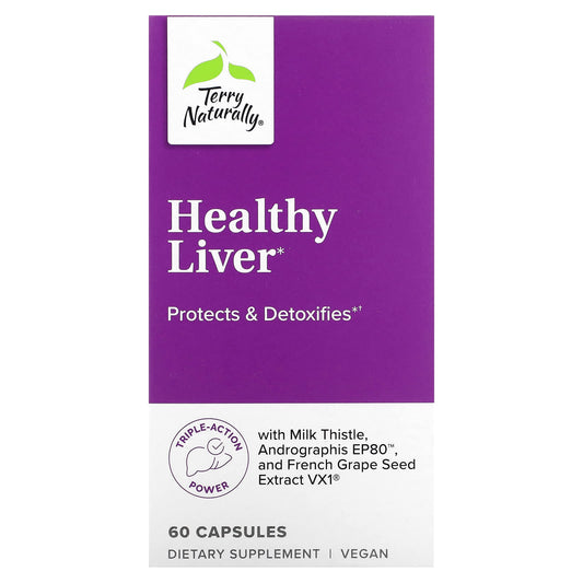 Terry Naturally, Healthy Liver, 60 Capsules - Image 1