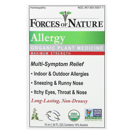 Forces of Nature - Allergy Relief Drops for Sinus Pressure & Congestion - Image 1