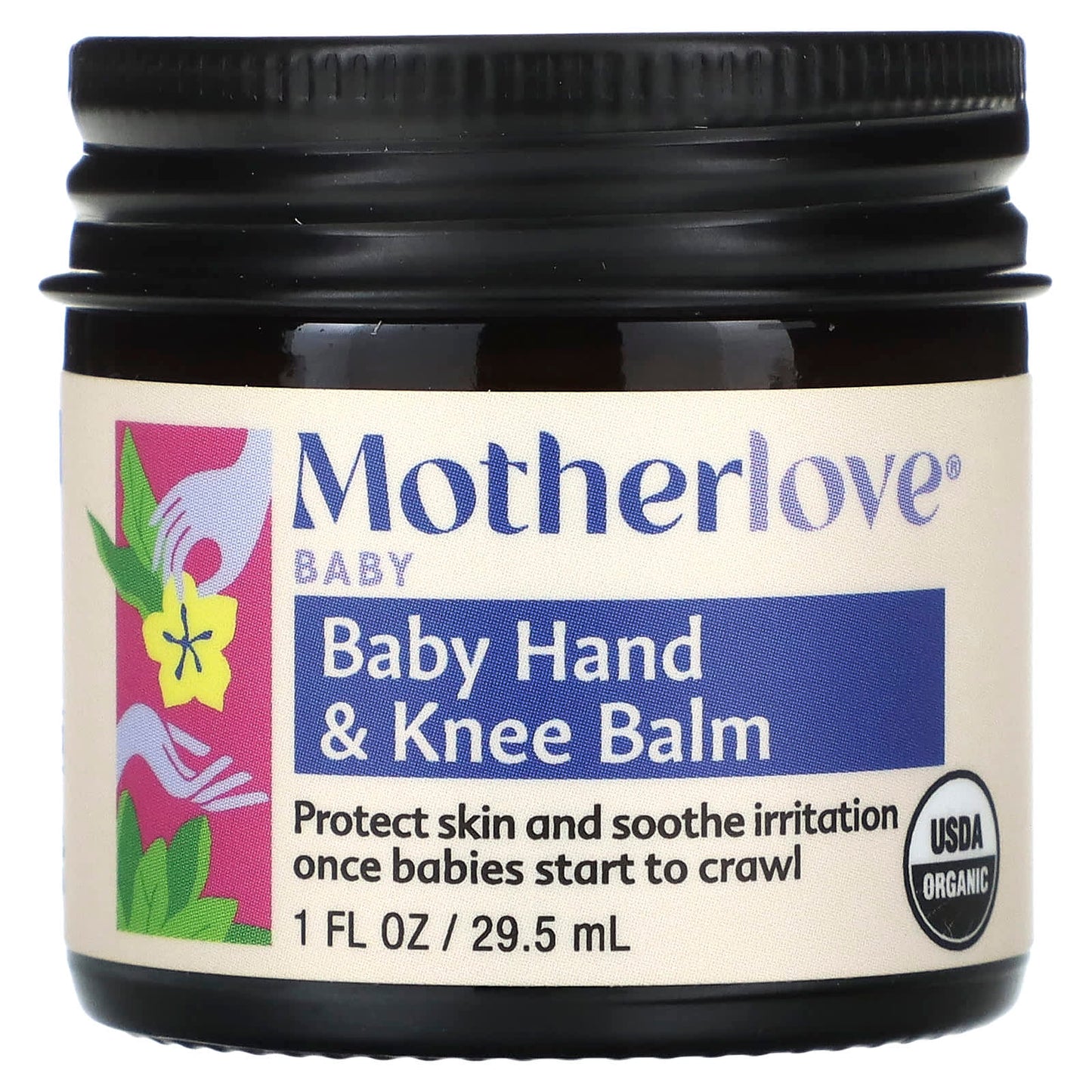 Motherlove, Baby, Hand & Knee Balm, 1 fl oz (29.5 ml) - Image 1