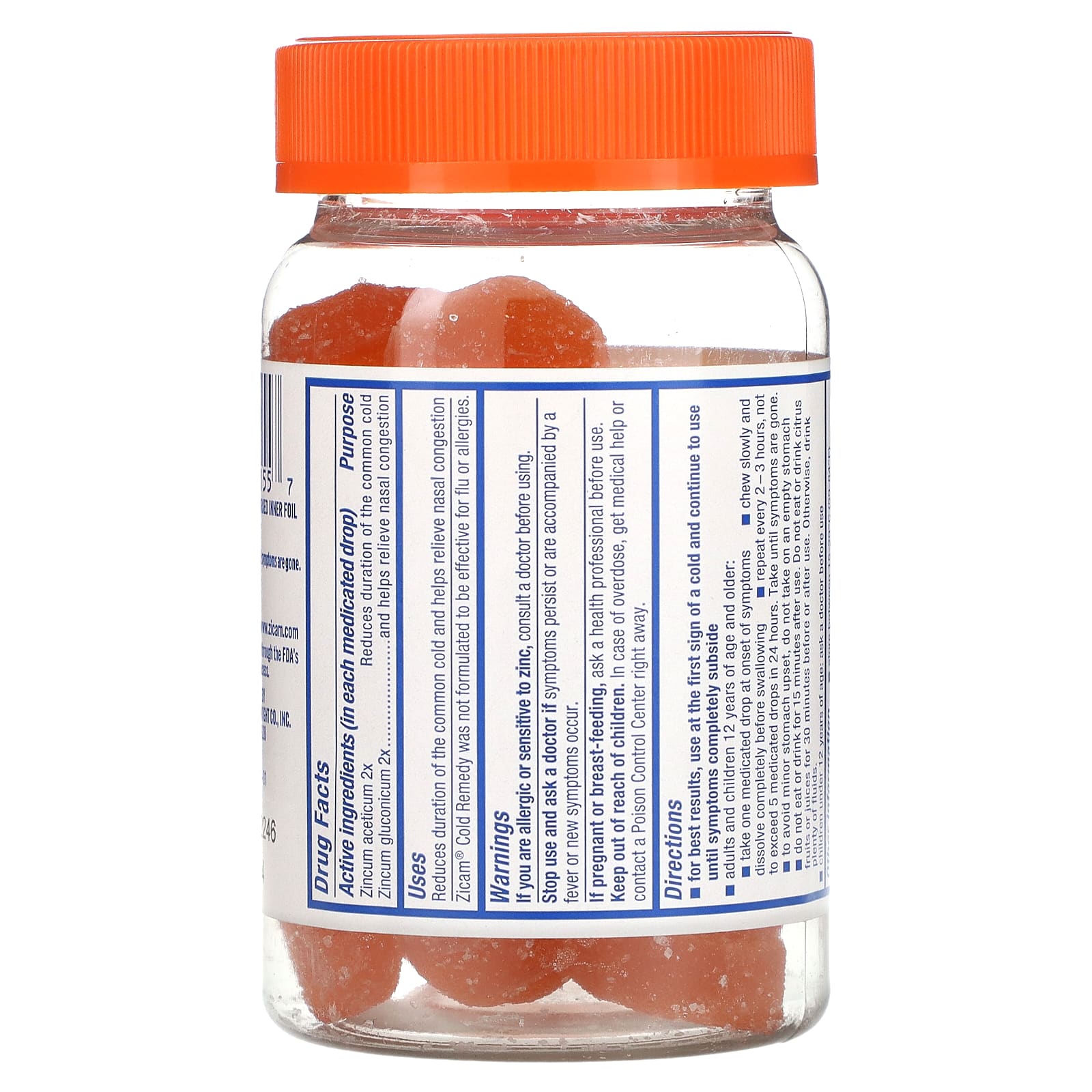 Zicam, Cold Remedy, Medicated Fruit Drops, Ultimate Orange, 25 Drops - Image 2