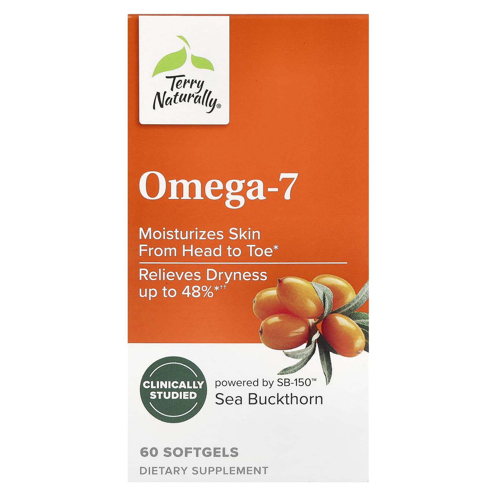 Terry Naturally, Omega-7, 60 Softgels - Image 1