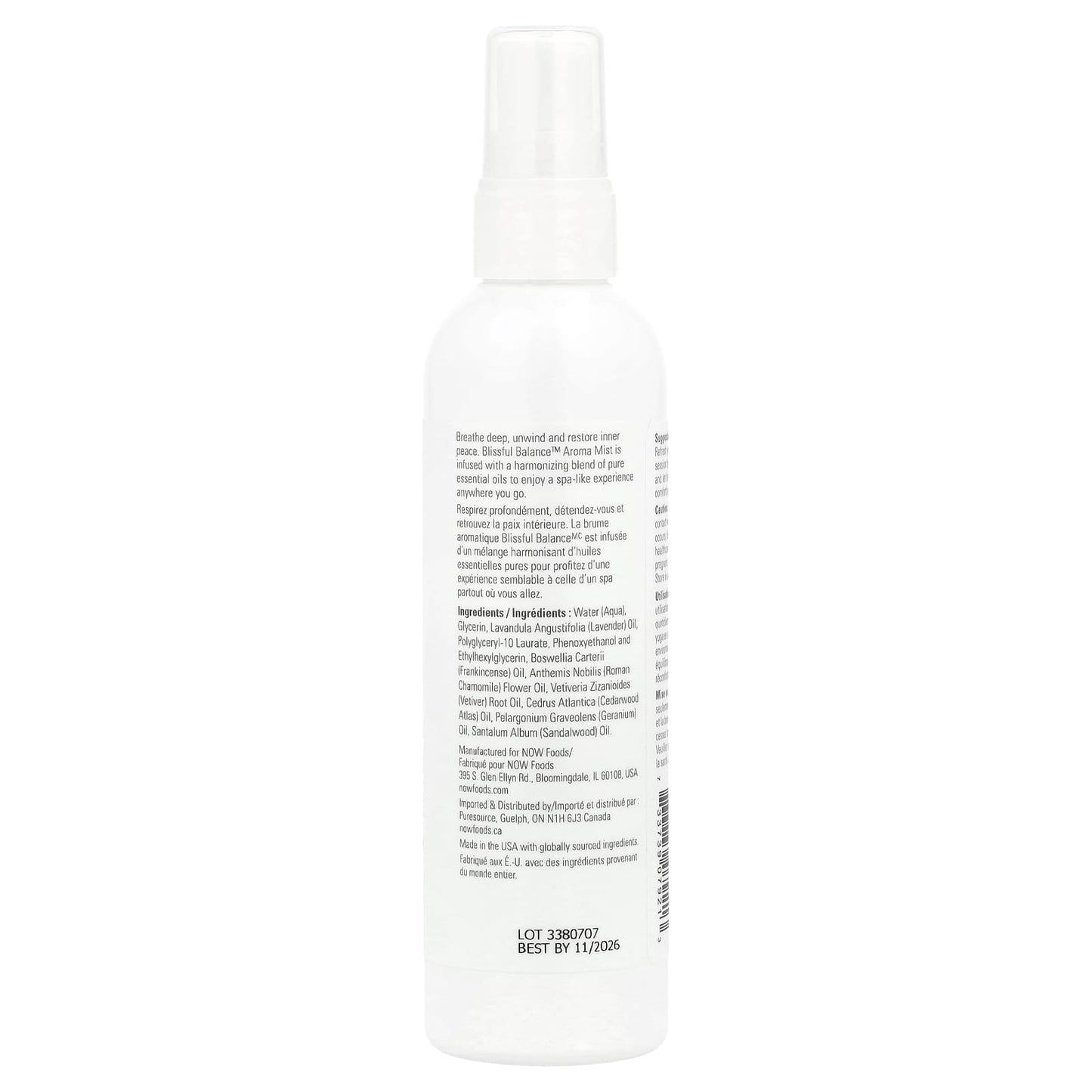 NOW Foods, Essential Oils, Blissful Balance™ Aroma Mist, 4 fl oz (118 ml) - Image 2