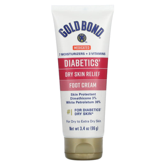 Gold Bond Diabetics Dry Skin Relief Foot Cream, 3.4 oz - Image 1