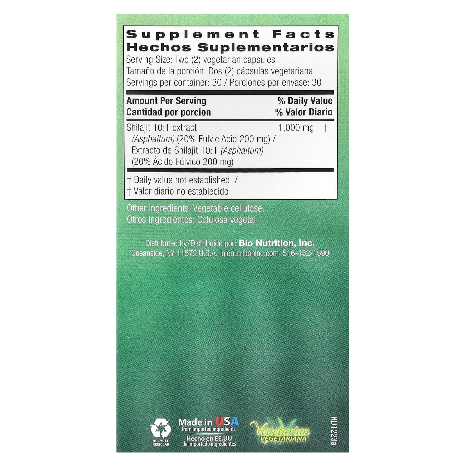 Shilajit Supplement for Energy & Cognitive Support - 60 Capsules - Image 2