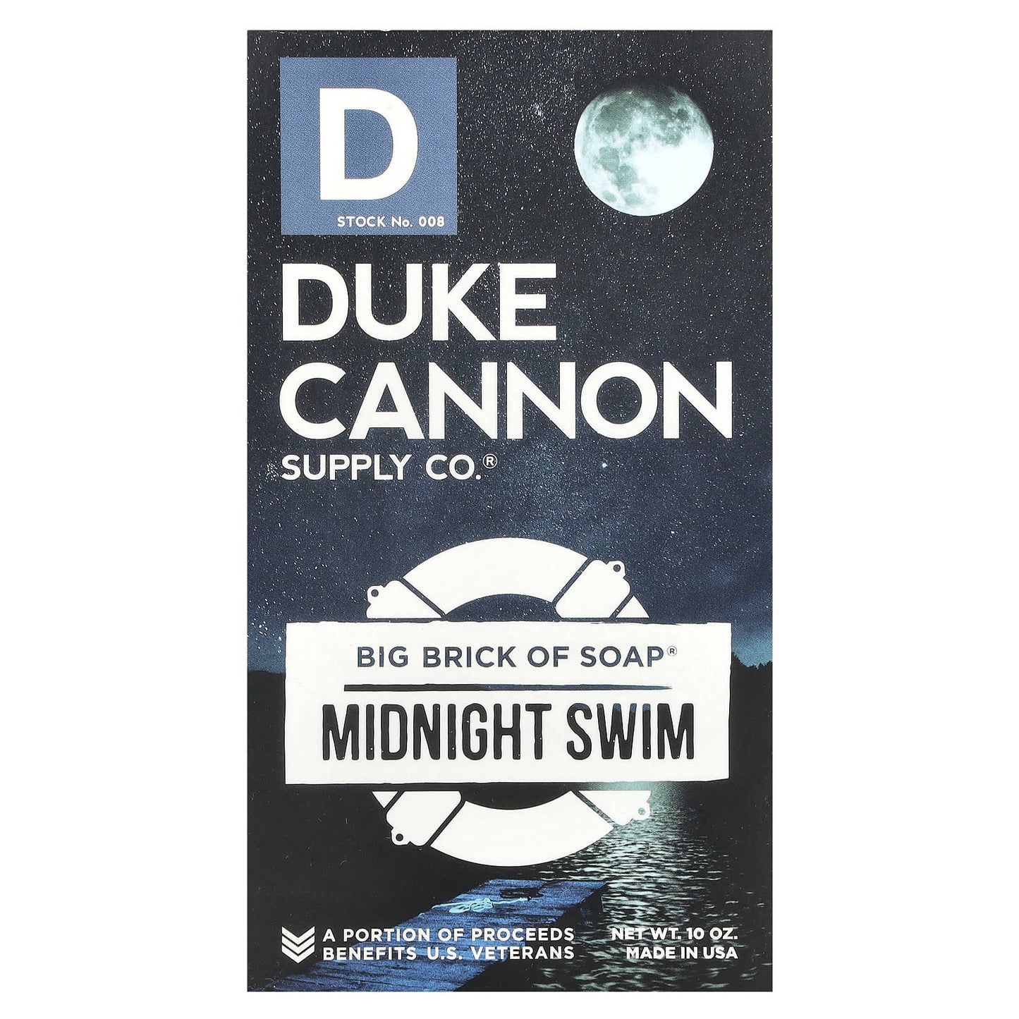 American-Made Midnight Swim Bar Soap, 10 oz | Paraben & Phthalate Free - Image 1