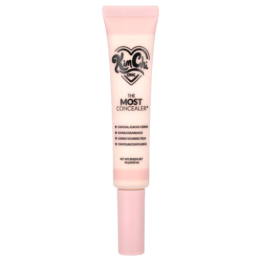 KimChi Chic Beauty, The Most Concealer®, 02 Peachy Ivory, 0.63 oz (18 g) - Image 1