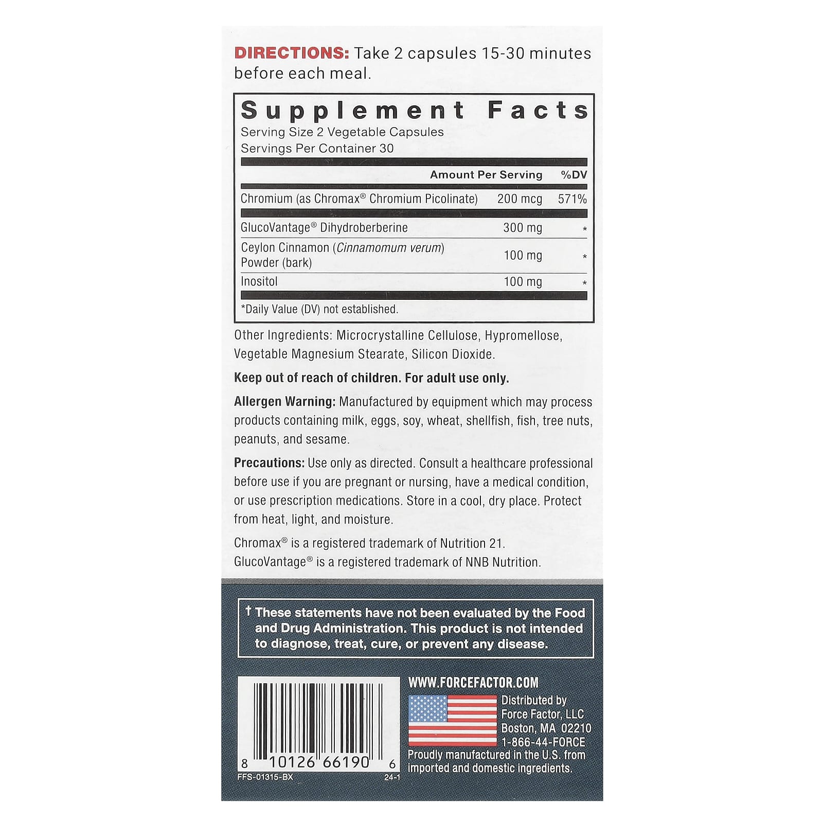 Force Factor Ultra Berberine for Blood Sugar Support & Weight Loss - Image 2