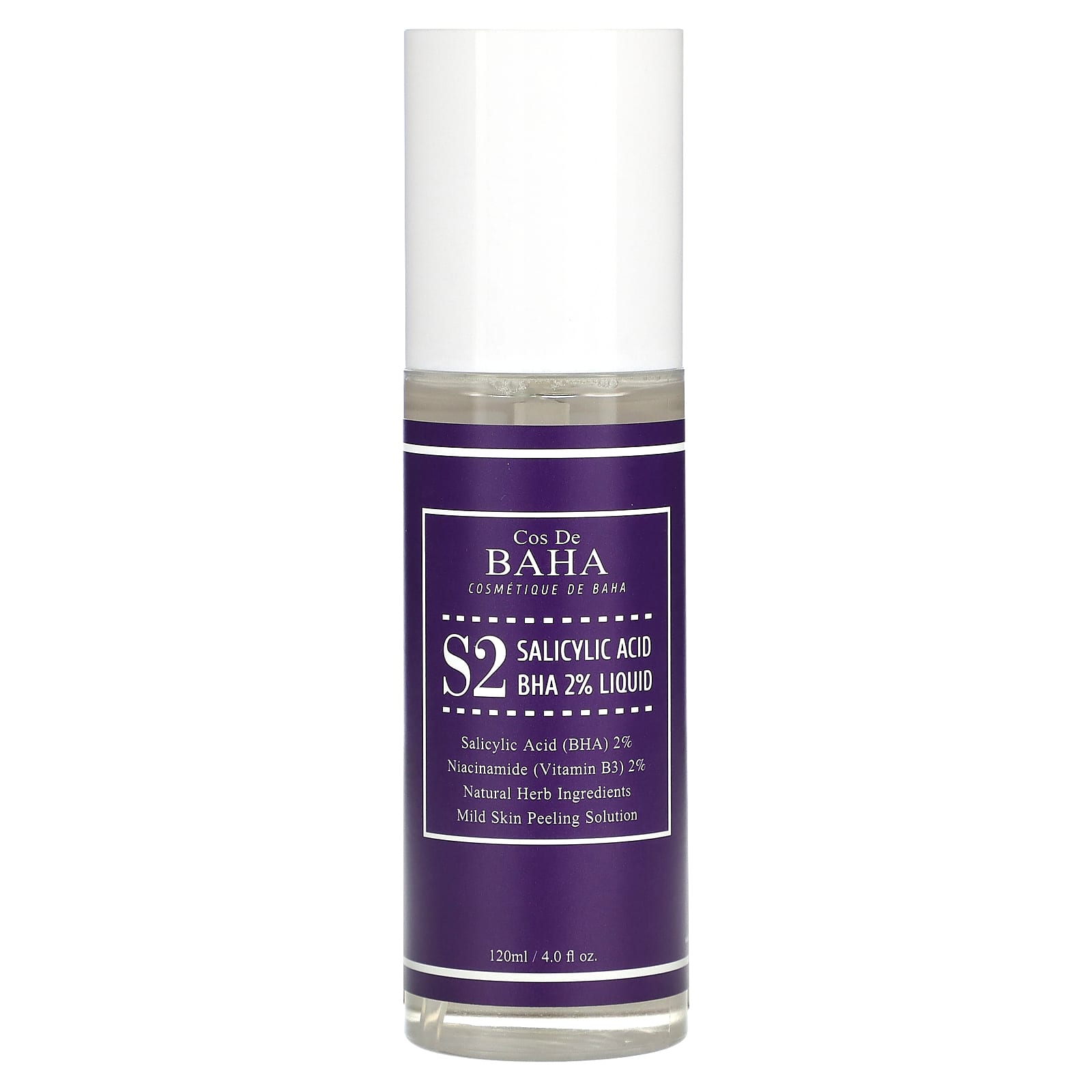 Salicylic Acid BHA 2% Liquid Skin Peeling Solution by Cos De BAHA - Image 1