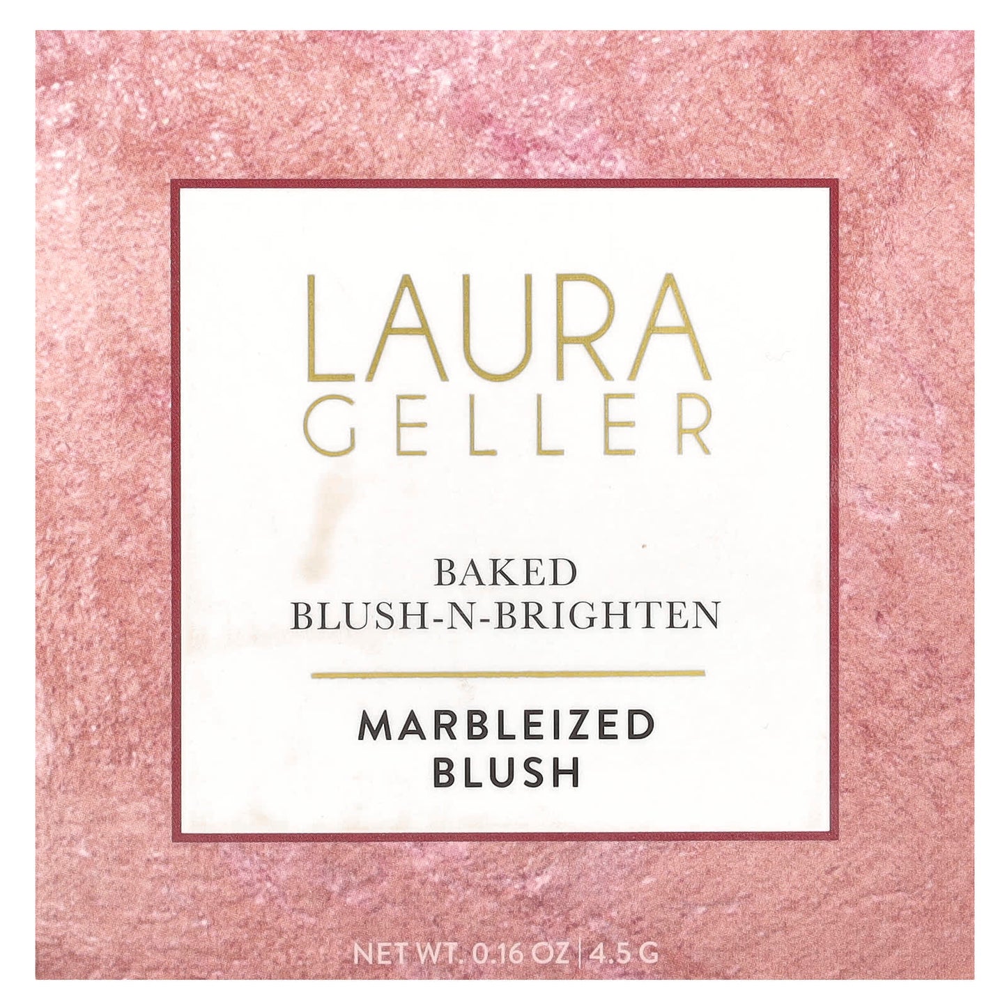 Laura Geller, Baked Blush-N-Brighten, Marbleized Blush, Ethereal Rose, 0.16 oz (4.5 g) - Image 2