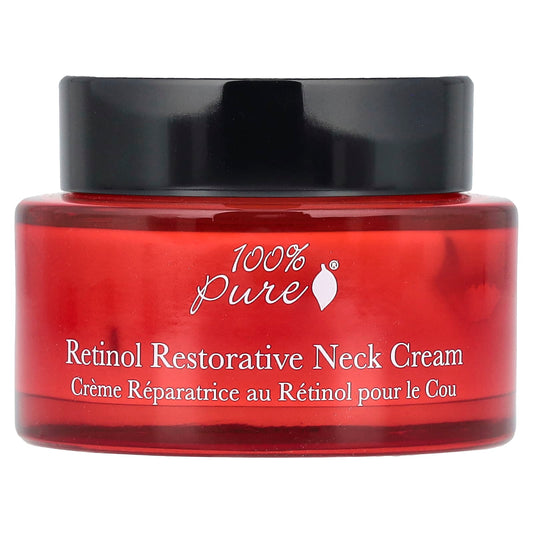 100% Pure, Retinol Restorative Neck Cream , 1.5 fl oz (44 ml)