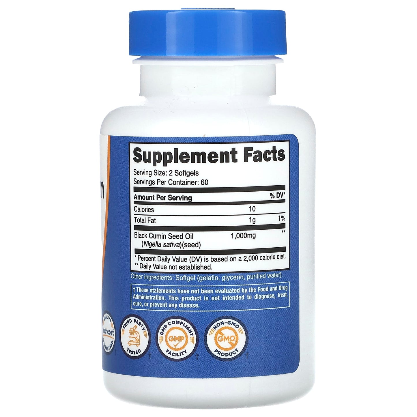Nutricost, Black Cumin Seed Oil, 120 Softgels (500 mg per Softgel) - Image 2