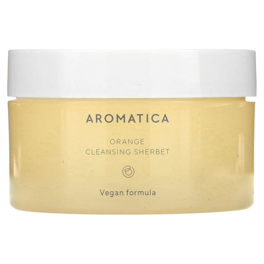 <strong>Aromatica Orange Cleansing Sherbet</strong> | Natural Makeup Remover, 5.2 oz - Image 1