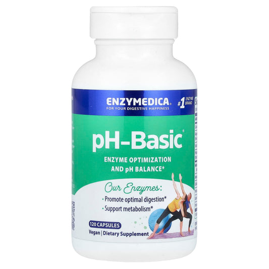 Enzymedica pH-Basic Digestive Enzyme Supplement Capsules (120 Count) - Image 1