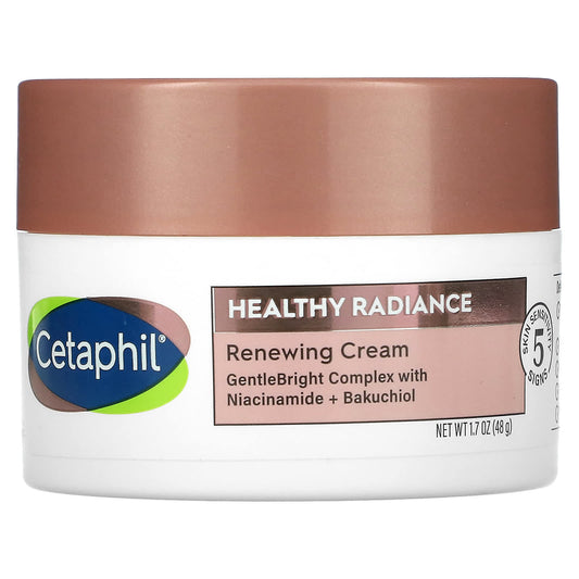 Cetaphil Healthy Radiance Renewing Cream, 1.7 oz, Gentle Brightening Treatment - Image 1