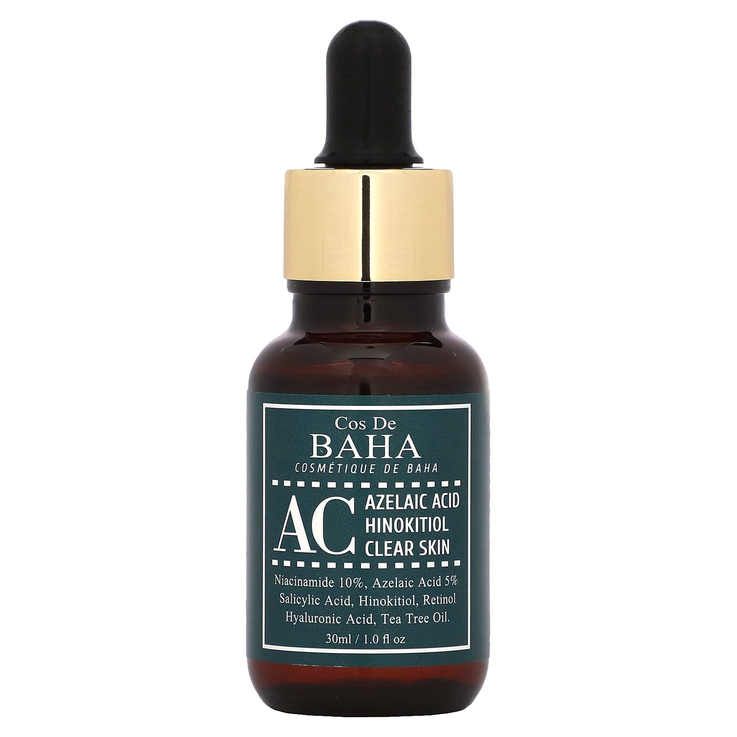 Clear Skin Serum with Azelaic Acid & Hinokitiol by Cos De BAHA - Image 1