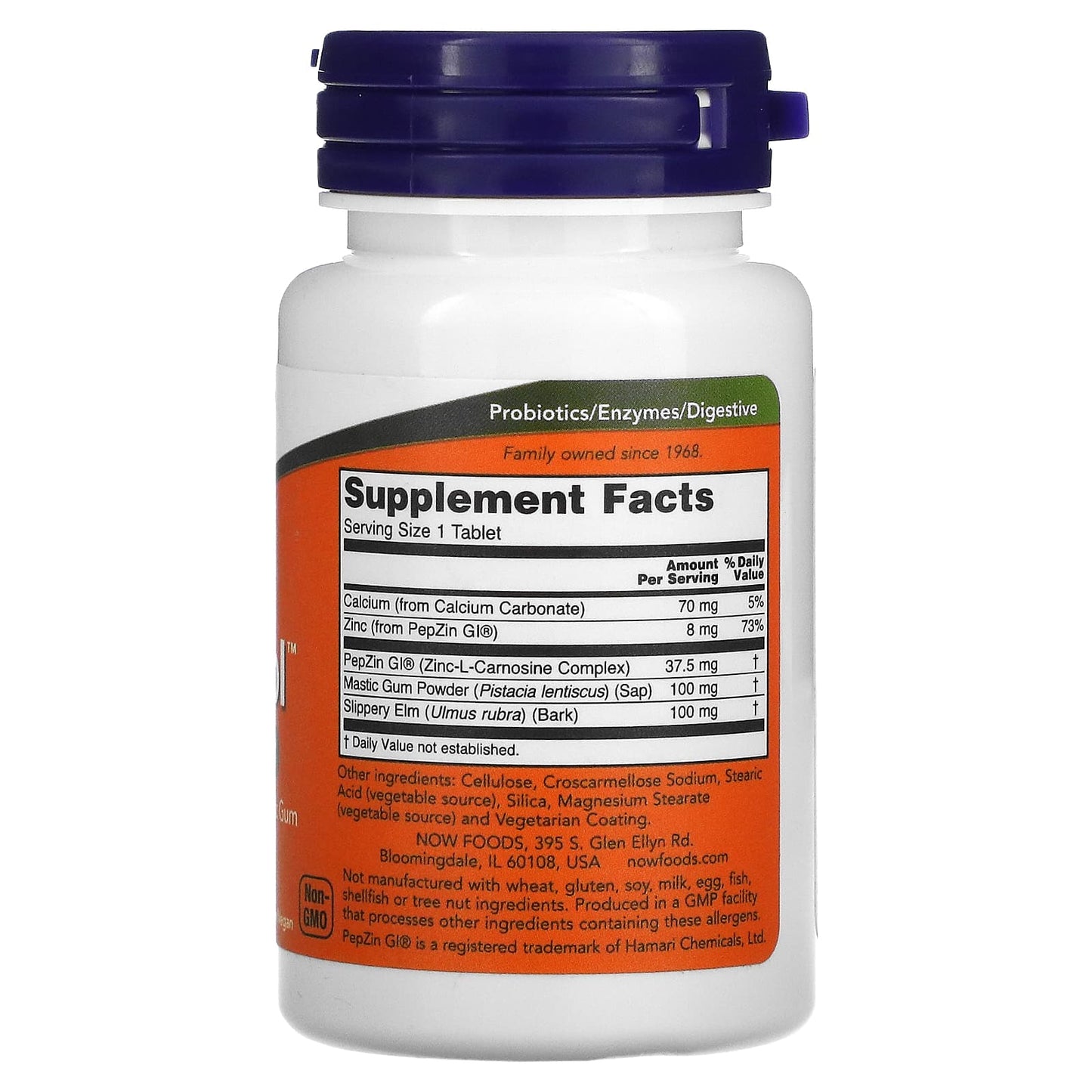 NOW Foods, Ulcetrol, 60 Tablets - Image 2