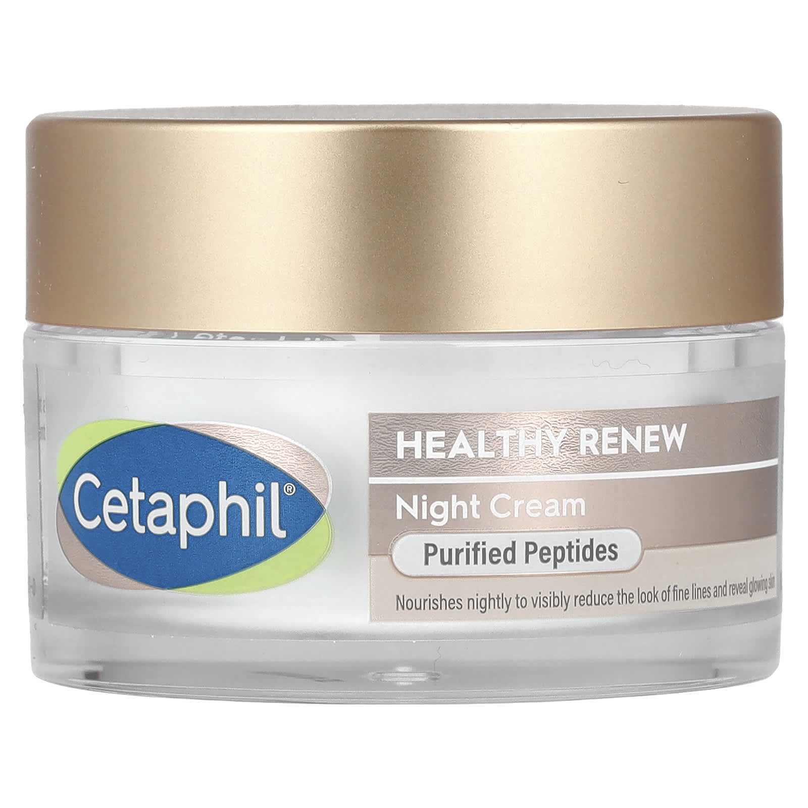 Cetaphil Healthy Renew Night Cream, Fragrance Free, 1.7 oz (48 g) - Image 1