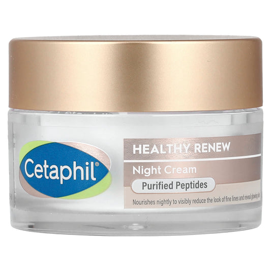 Cetaphil Healthy Renew Night Cream, Fragrance Free, 1.7 oz (48 g) - Image 1