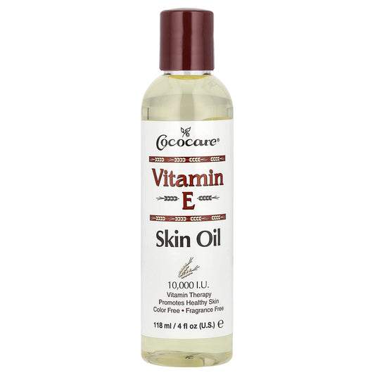 Vitamin E Skin Oil by Cococare - Fragrance Free, 10,000 I.U. (118 ml) - Image 1