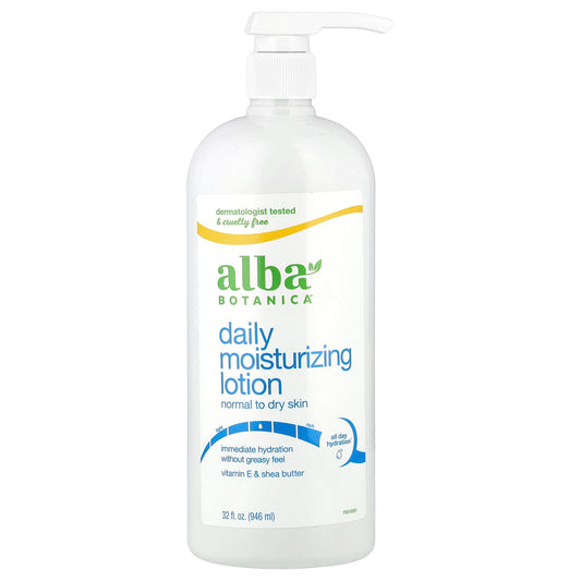 Alba Botanica Daily Moisturizing Lotion for Dry Skin - 32 oz - Image 1
