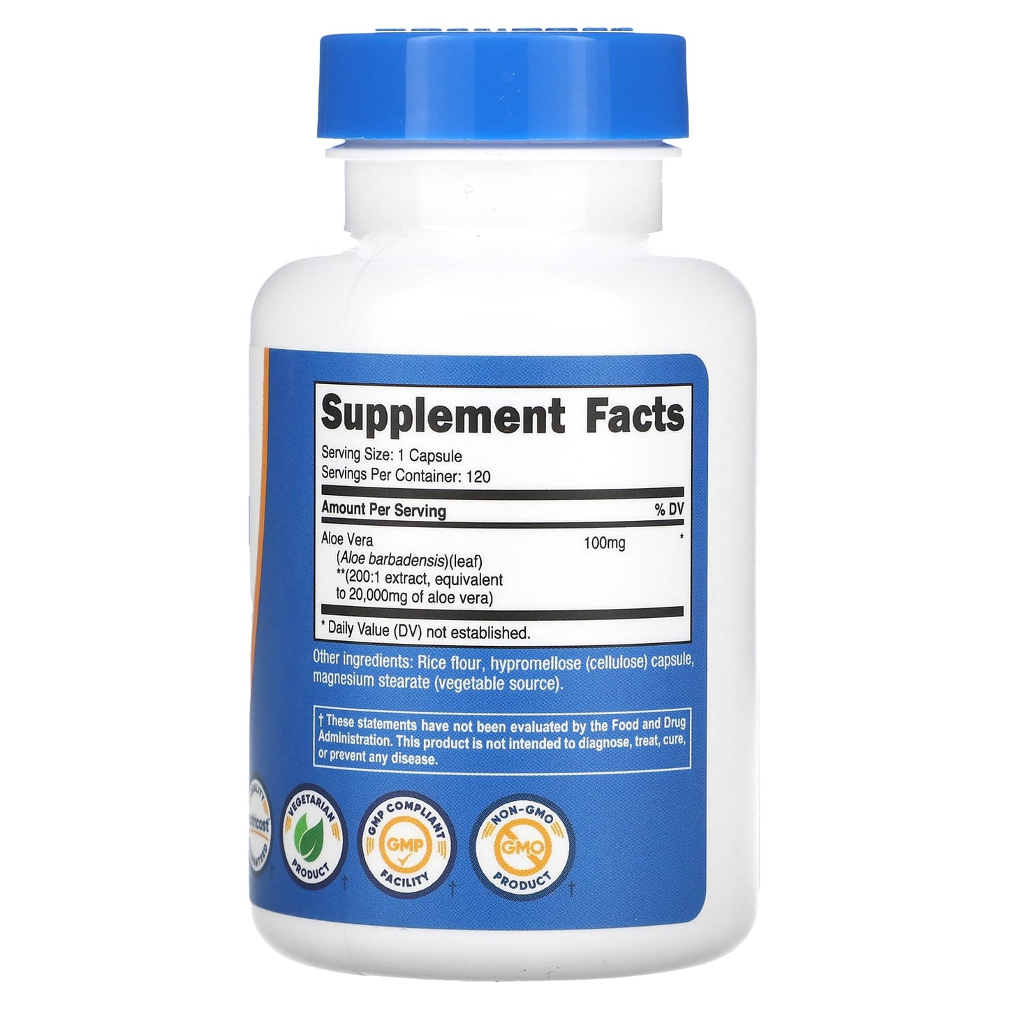 Nutricost, Aloe Vera, 20,000 mg , 120 Capsules - Image 2