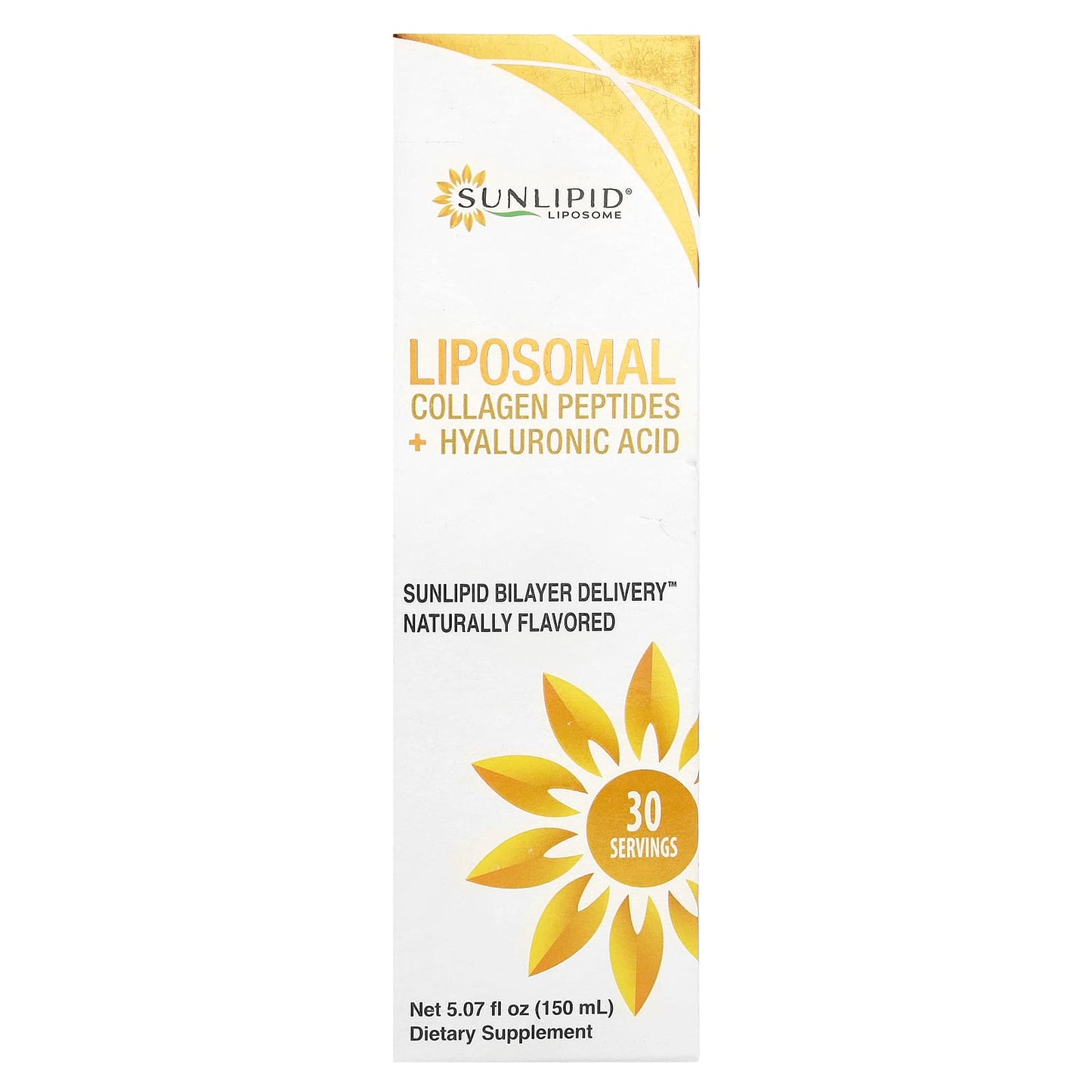 Sunlipid, Liposomal Collagen Peptides + Hyaluronic Acid, 5.07 fl oz (150 ml) - Image 1