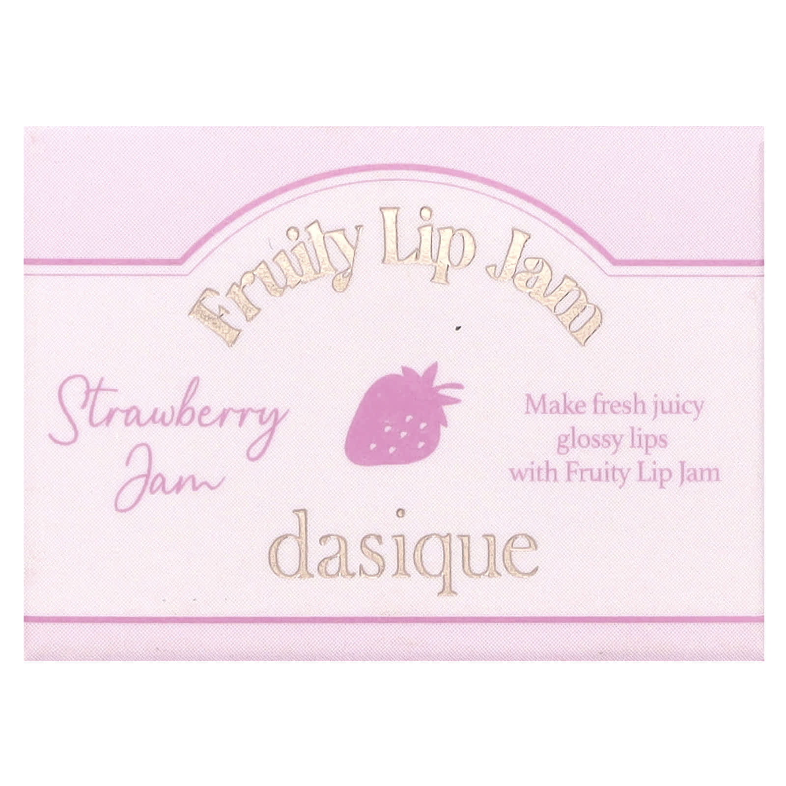 Dasique Strawberry Fruity Lip Jam, 0.14 oz, 10 Berry Extracts - Image 2