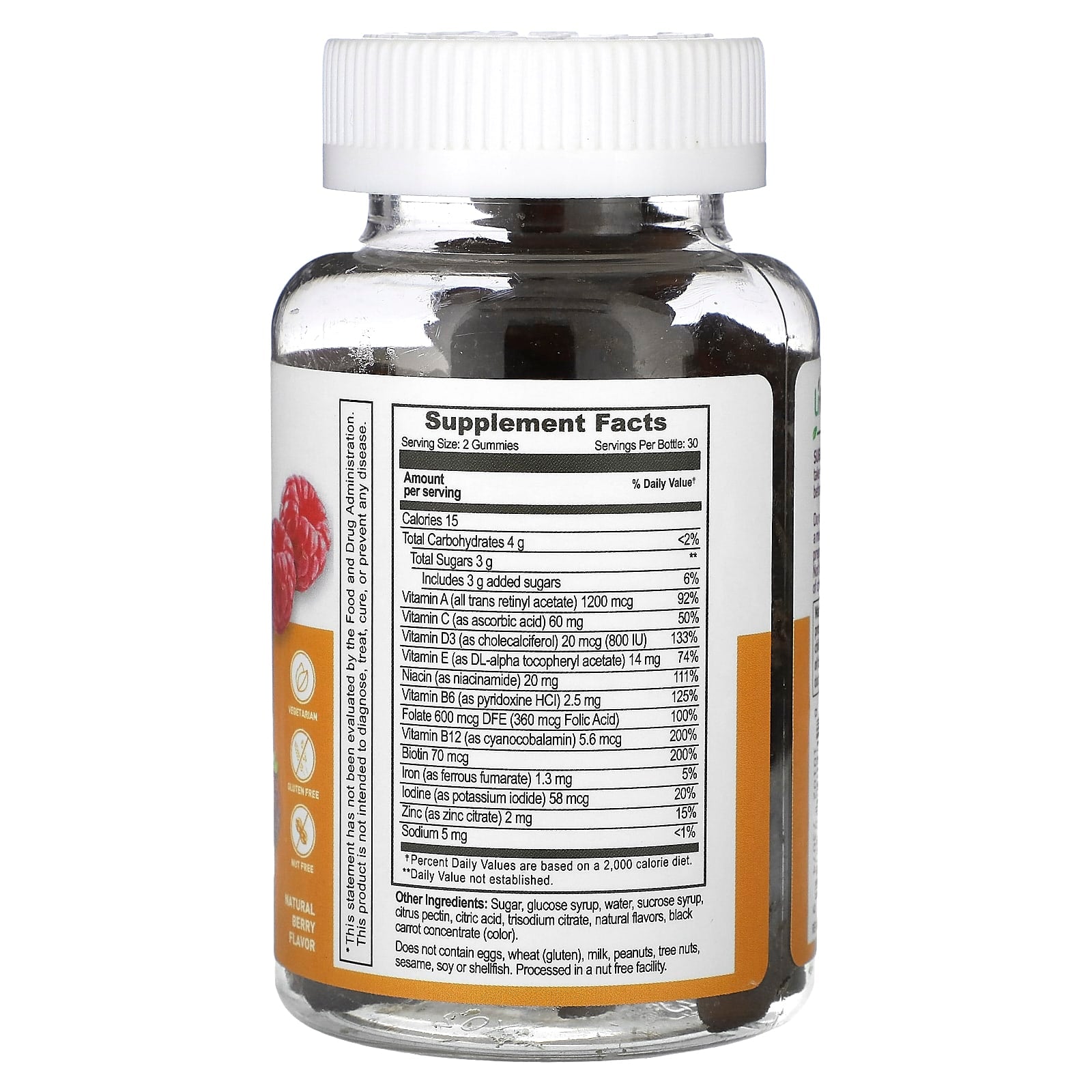 Lifeable, Prenatal Multivitamin Gummies, Natural Berry, 60  Gummies - Image 2