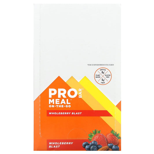 ProBar, Meal On-The-Go Bar, Wholeberry Blast, 12 Bars, 3 oz (85 g) Each - Image 1