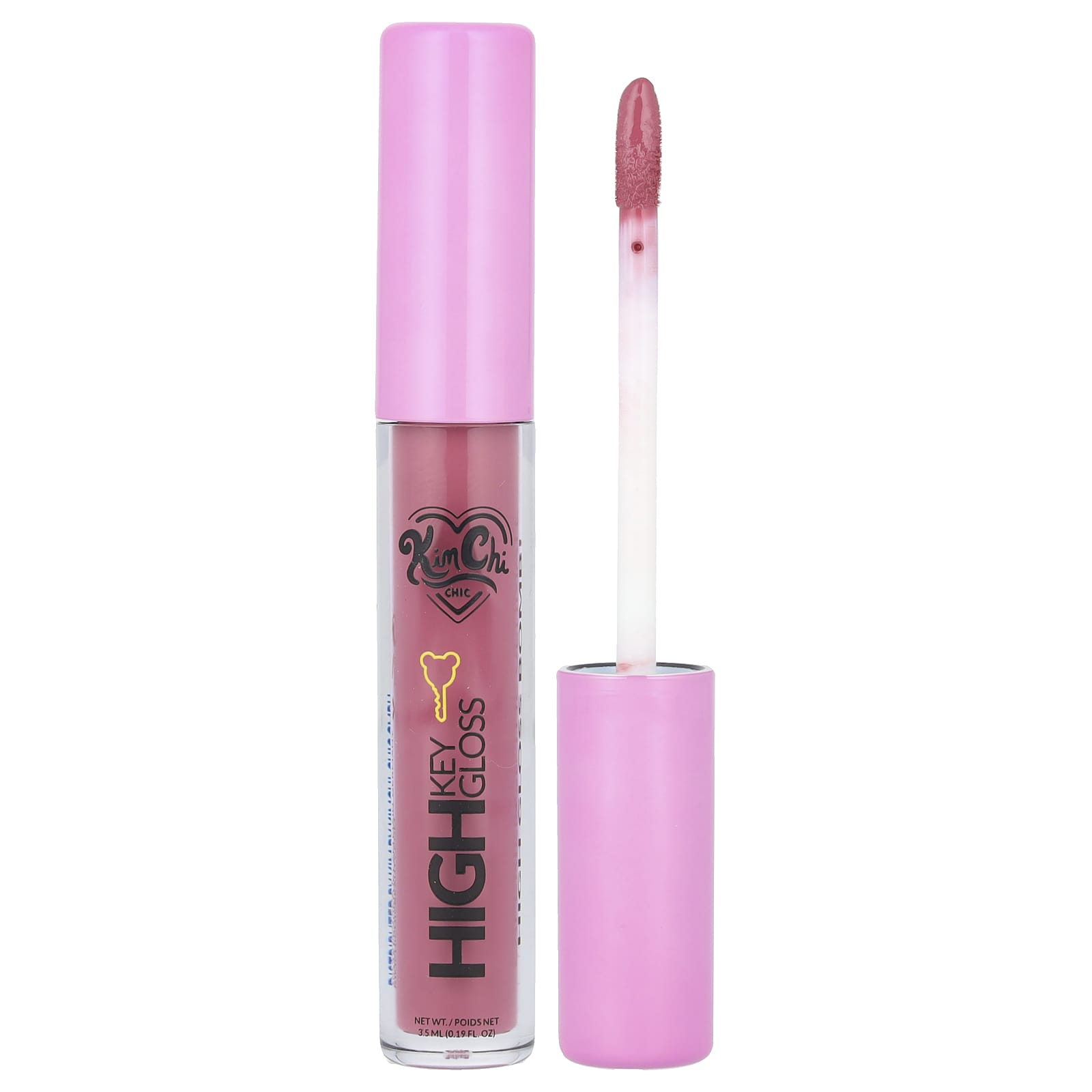 KimChi Chic Beauty, High Key Gloss, HKG11 Summer Plum, 0.19 fl oz (3.5 ml) - Image 1