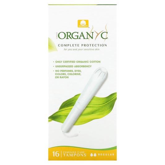 Organyc, Tampons, Regular, 16 Tampons - Image 1
