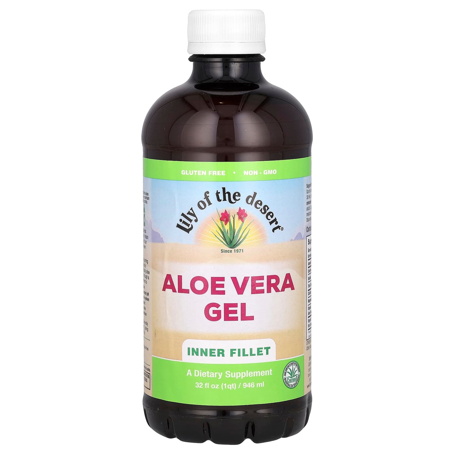 Lily of the Desert, Aloe Vera Gel, Inner Fillet, 32 fl oz (946 ml) - Image 1