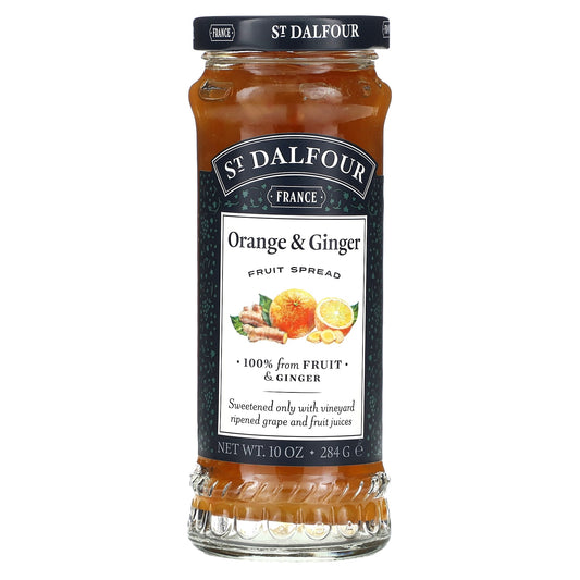 St. Dalfour, Orange & Ginger, Fruit Spread, 10 oz (284 g) - Image 1