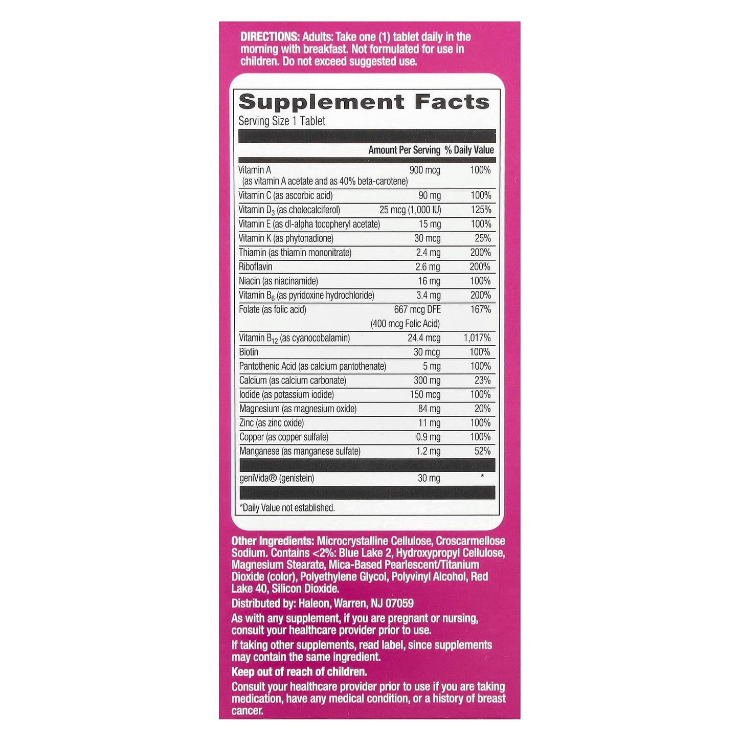 Centrum Menopause Support for All Stages of Menopause, 30 Tablets - Image 2