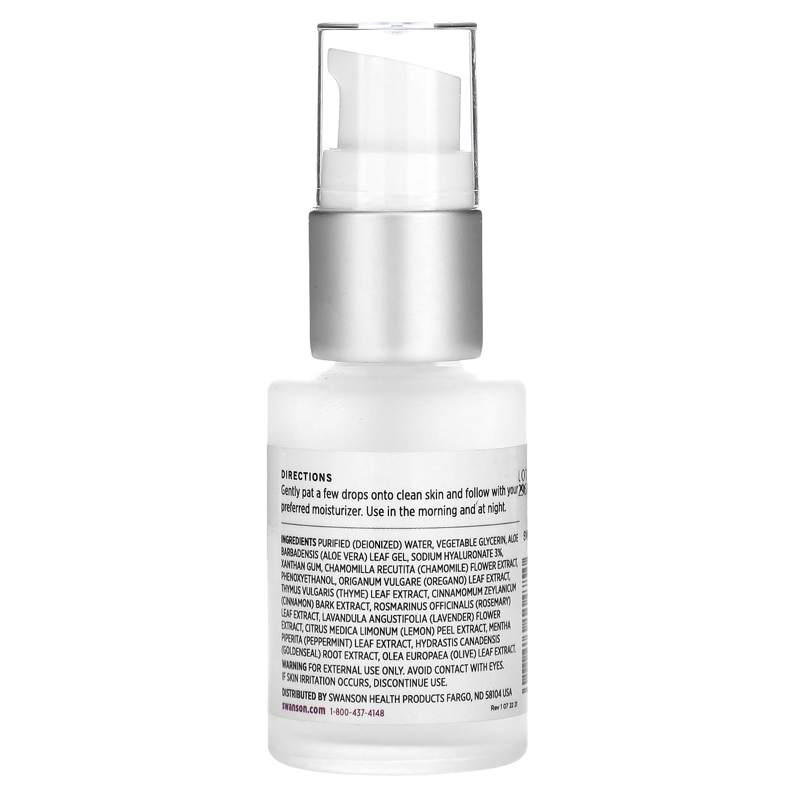 Swanson, Hyaluronic Acid Serum, 1 fl oz (29.6 ml) - Image 2