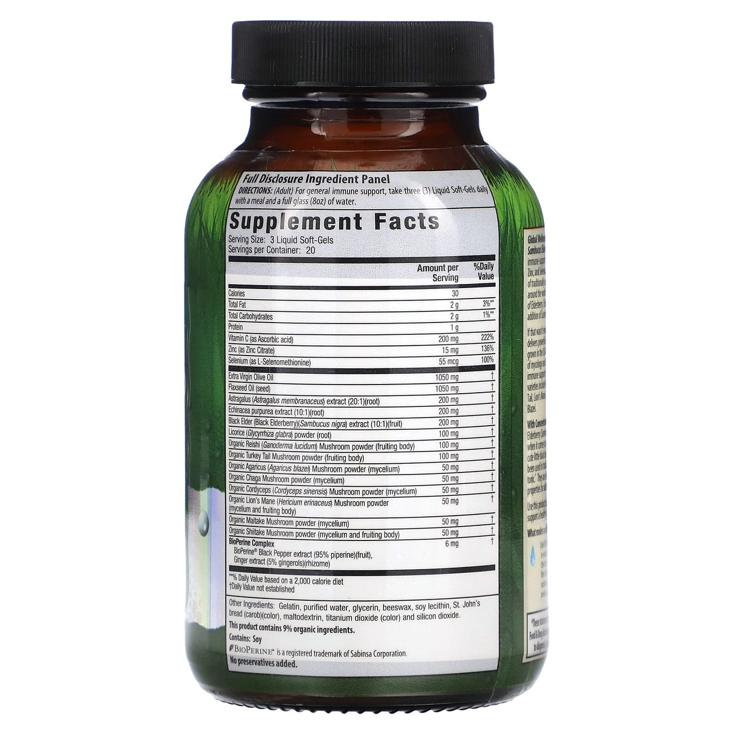 Irwin Naturals Global Wellness Immuno-Shield with Sambucus Elderberry & Herbs - Image 2