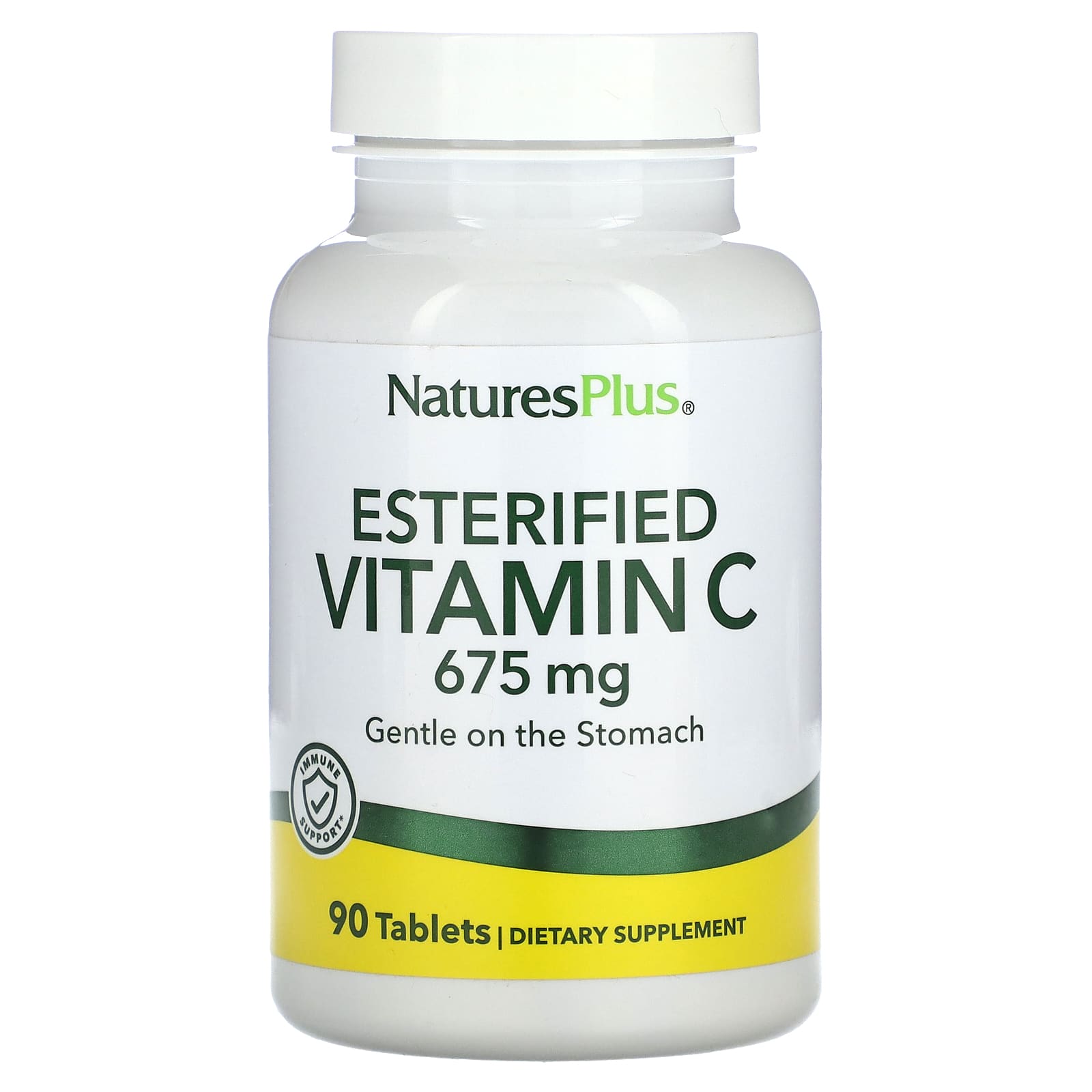 NaturesPlus, Esterified Vitamin C, 675 mg, 90 Tablets - Image 1