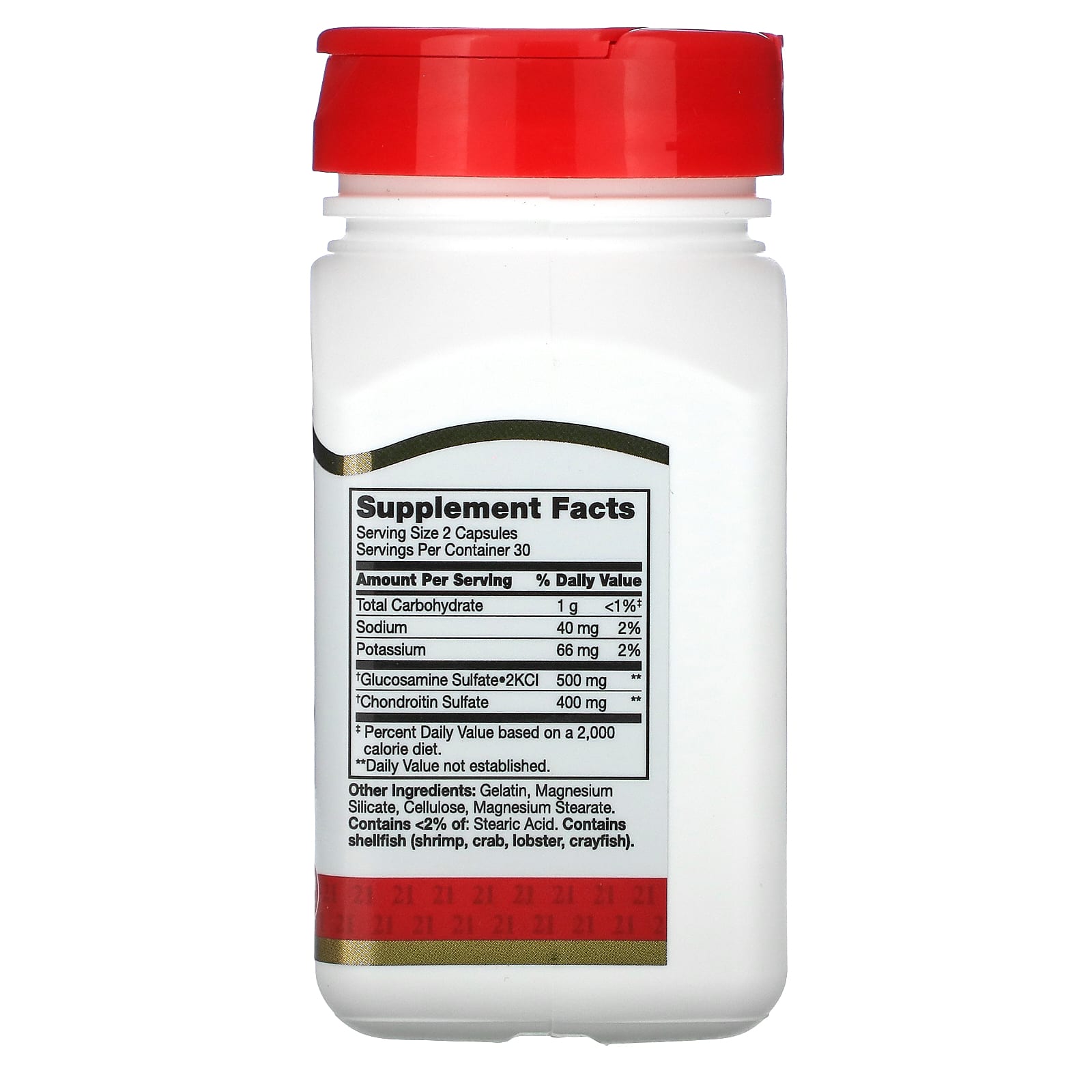 Glucosamine Chondroitin Joint Health Supplement - 60 Easy Capsules - Image 2